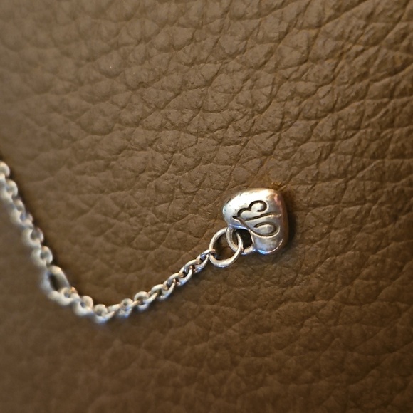 BRIGHTON Contempo Ice Crescent Pendant Silver Plated Necklace - Picture 3 of 6